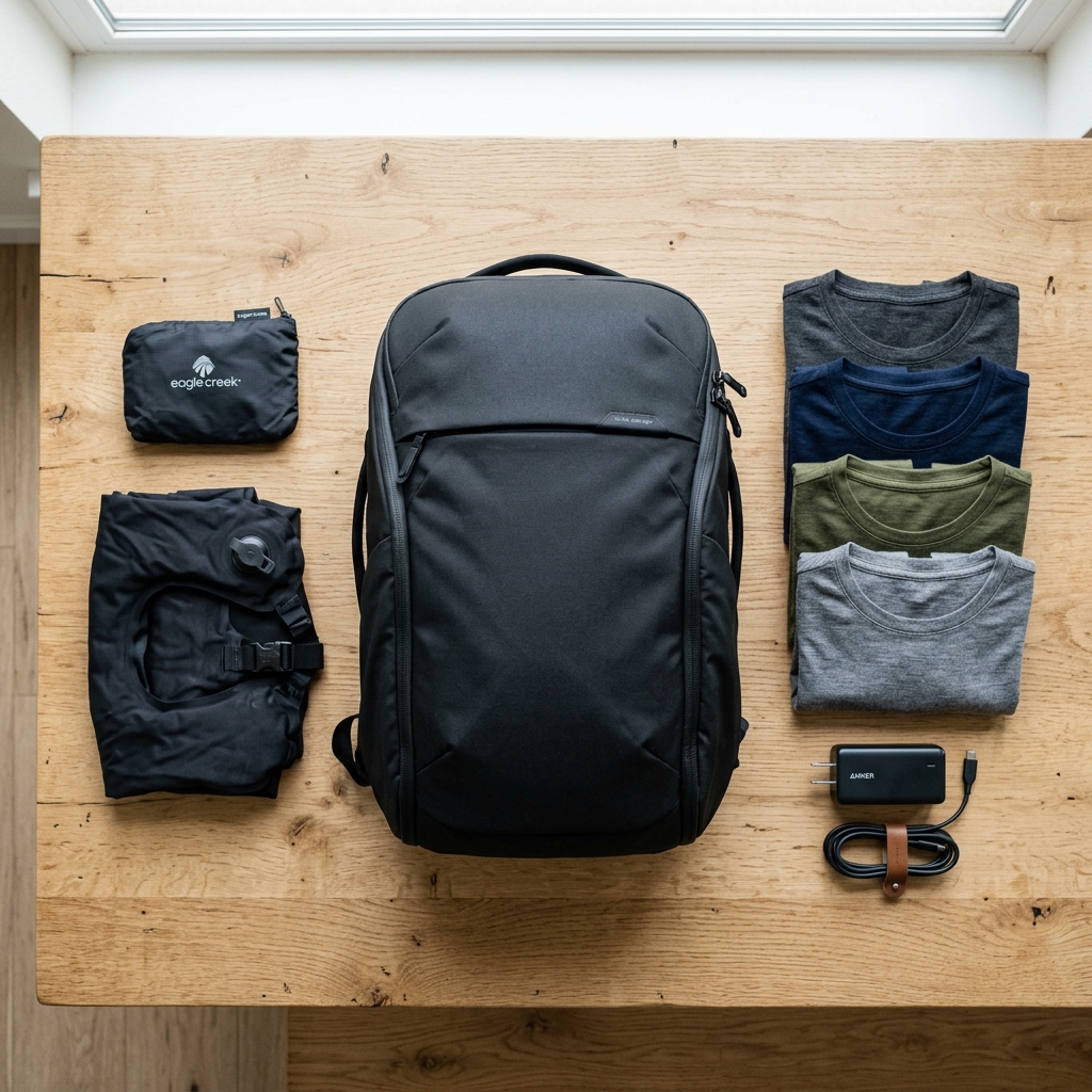 Cover for: The Minimalist One-Bag Packing List for Extended Travel