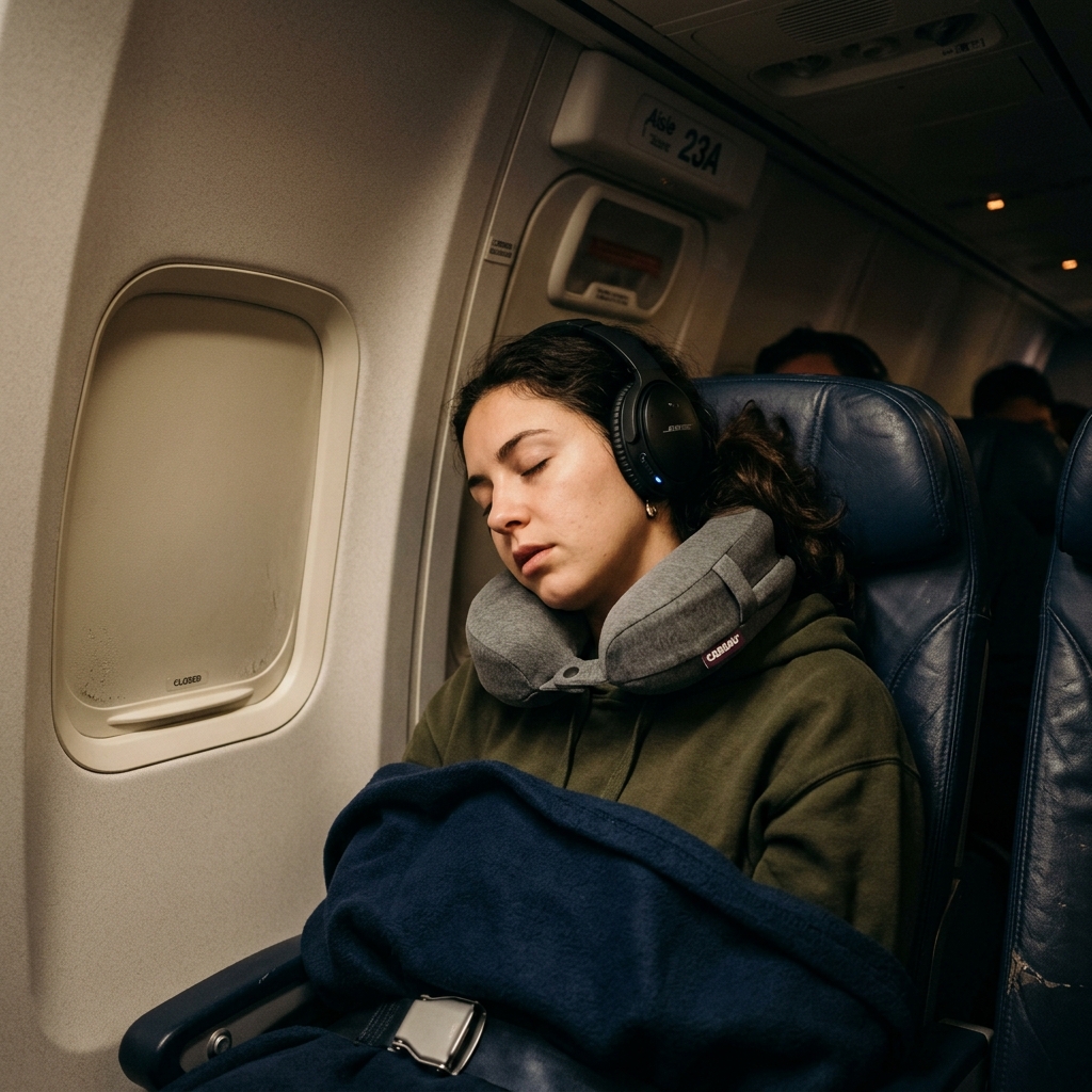 Cover for: How to Actually Sleep on an Airplane (Economy Class Hacks)